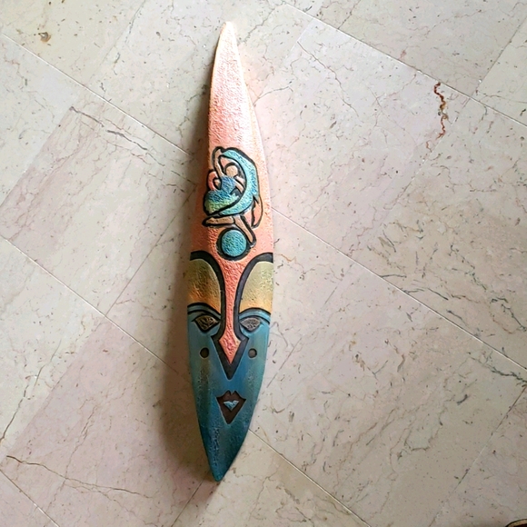 Original hand painted signed Hatian art